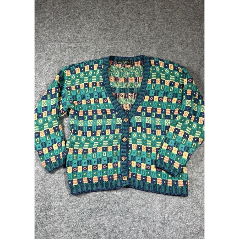 Vintage Bushwacker Women's Large Cardigan Sweater Heavyweight